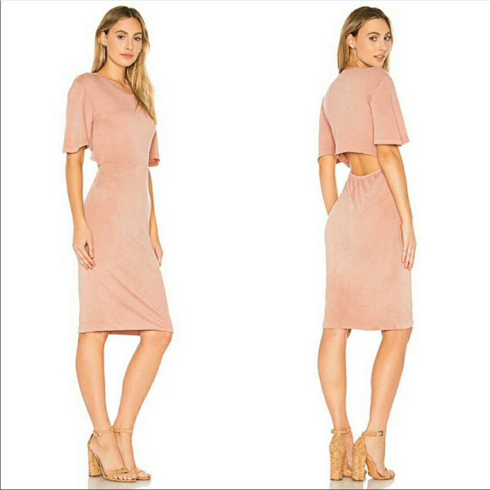 Monrow open back dress